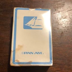 Pan American Airlines: First class unopened box playing cards
